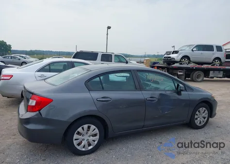 2012 Honda Civic Lx из США, поврежденный, VIN 19XFB2F52CE310892